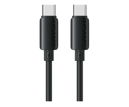 Kabel USAMS Kabel 60W 3A Silicone Fast Charging USB-C do USB-C czarny